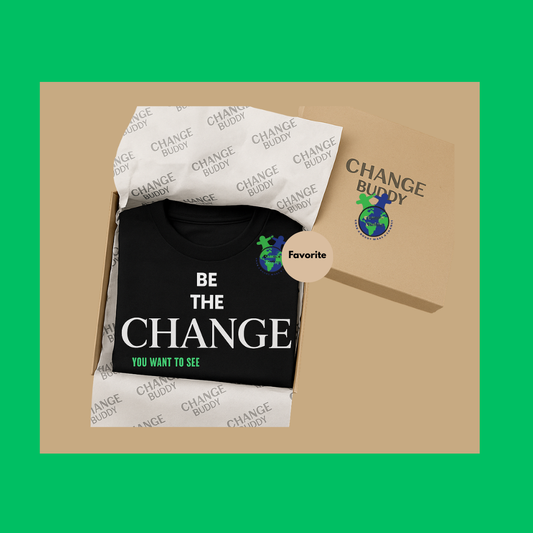 A T-Shirt Be The Change You Want To See Black short sleeve T-Shirt